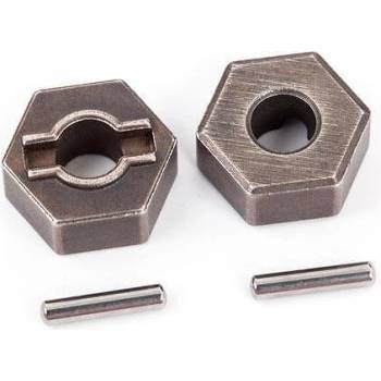 Traxxas Хексове 12мм wheel hubs, hex (steel) (2)/ axle pins (2) trx1654r (trx1654r)