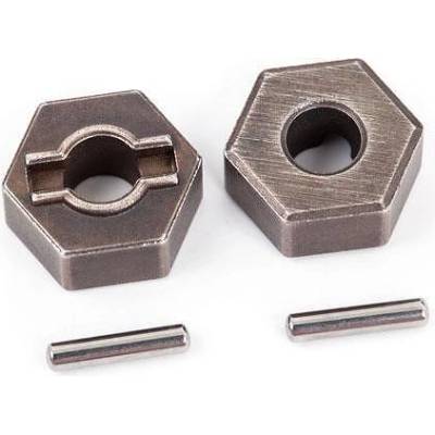 Traxxas Хексове 12мм wheel hubs, hex (steel) (2)/ axle pins (2) trx1654r (trx1654r)
