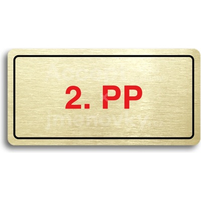 ACCEPT Piktogram 2. PP - zlatá tabulka - barevný tisk