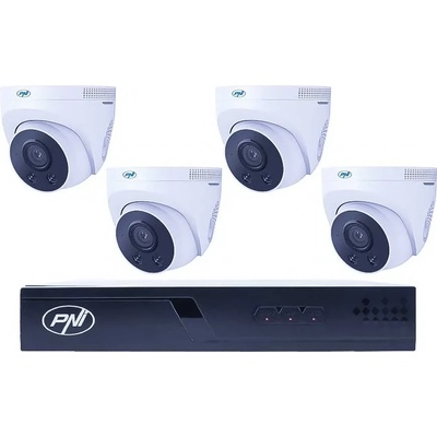 PNI House IP710 5MP 30m PoE NVR Комплект с 4 Куполни Камер (PNI-IP710-4IP5)