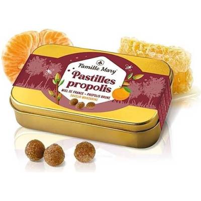 Famille Mary Пастили с прополис и вкус на мандарина, 60 g, Famille Mary (070762 FM)