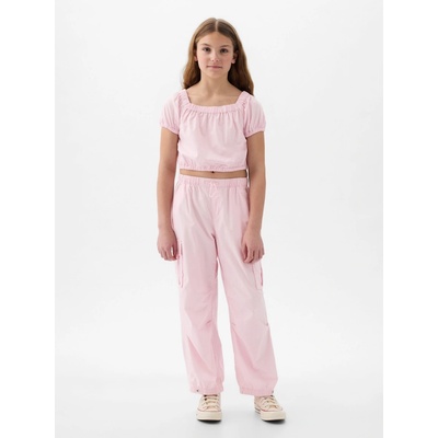GAP dětské cargo kalhoty růžová – Zboží Mobilmania