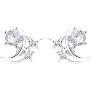 Silenti Jewelry Сребърни обеци "Лунен Танц