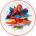 Stor Чинийка с неплъзгаща основа Stor - Premium, Spiderman Moving Target (83592)