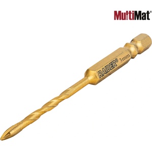 Raider Свредло MultiMat 4Cut TIN Hex 1/4" O3x92 mm (159939) (159939)