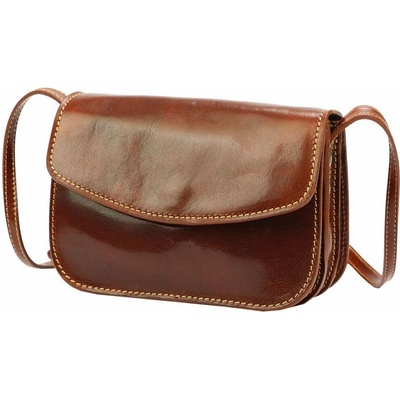 Florence dámska kožená kabelka 5511 Brown Crossbody