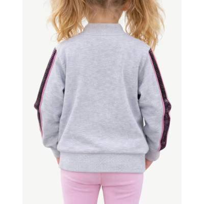 Chicco Girls Full-Zip Track Top Light Grey/Pink