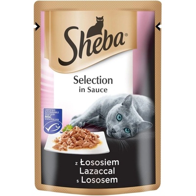 Sheba Selection in Sauce kuře a hovězí 85 g