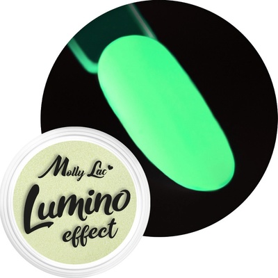 Molly Lac Svítící prášek na nehty Lumino Effect 2