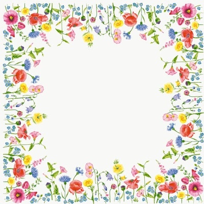 DUNI Naperón bio dc 84x84 cm flowy meadow 100 ks