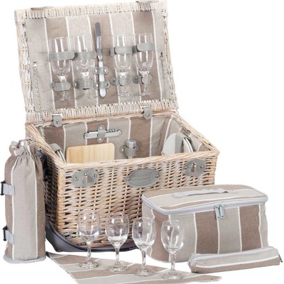 Les Jardins de la Comtesse piknikový koš pro 4 osoby Polo Club – Zboží Dáma