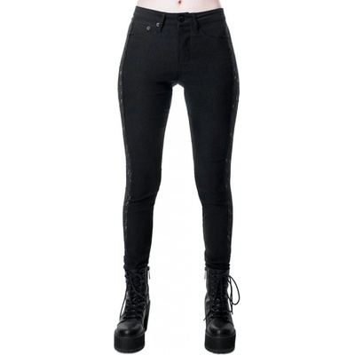 Killstar nohavice plátené vanquish jeans