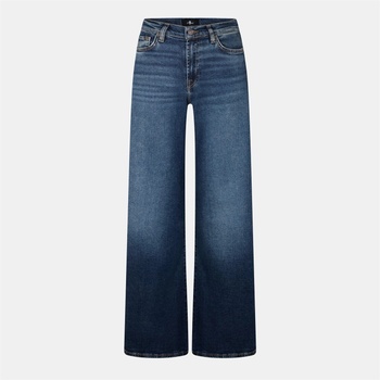 7 For All Mankind Дънки 7 For All Mankind Women's Lotta Wide Leg Jeans - Dark Blue