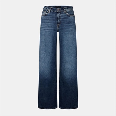 7 For All Mankind Дънки 7 For All Mankind Women's Lotta Wide Leg Jeans - Dark Blue