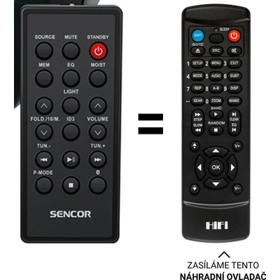 Dálkový ovladač Predátor Sencor SPT5800