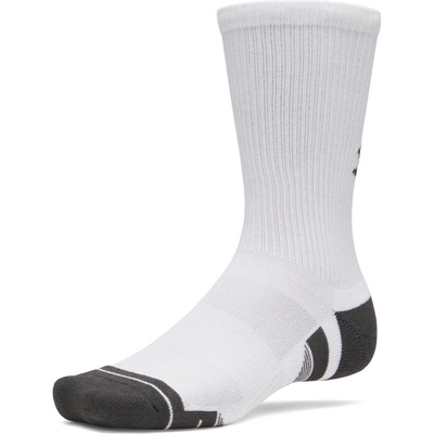 Under Armour Ponožky Performance Tech 3pk Crew White