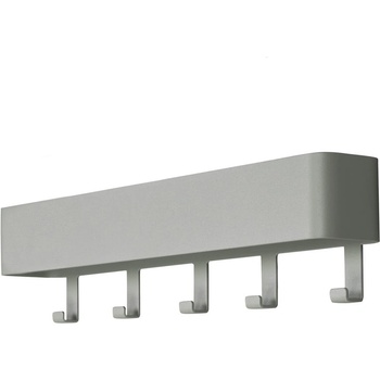 Spinder Design Сиво-зелена метална стенна закачалка с рафт 52 cm Dax Play - Spinder Design (DD534-33)