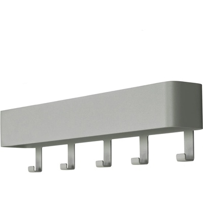 Spinder Design Сиво-зелена метална стенна закачалка с рафт 52 cm Dax Play - Spinder Design (DD534-33)