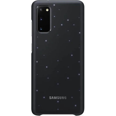 Samsung LED Cover EF-KG980CB - оригинален заден кейс, през който виждате информация от Samsung Galaxy S20 (черен)