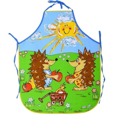 Forbyt Zástěra dětská Kočička zelená