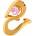 Glanzio prsteň Pink Infinity 87053