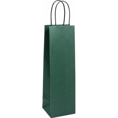 ARGUS Darčeková papierová taška na víno (11 x 36 cm) - Zelená 77380005