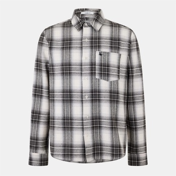 Jack Wills Риза с дълъг ръкав Jack Wills Men's Cotswold Long Sleeve Patterned Shirt - Off-White