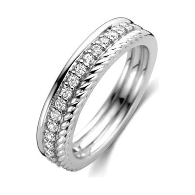 Ti Sento Prsten se zirkony 12282ZI