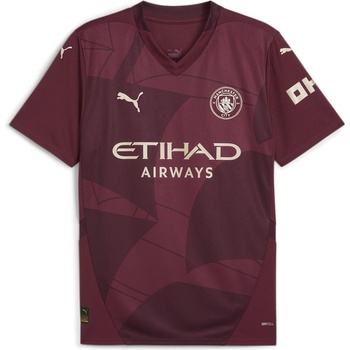 PUMA Футболна фланелка Puma Manchester City Third Shirt 2024 2025 Adults - Red