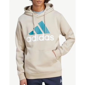 Adidas Big Logo FL Hoodie Beige/Blue - magazinko