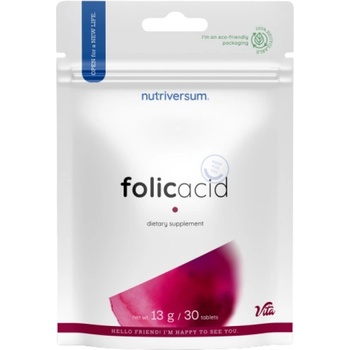Image 1 of Nutriversum Folic Acid 500 mcg [30 Таблетки]