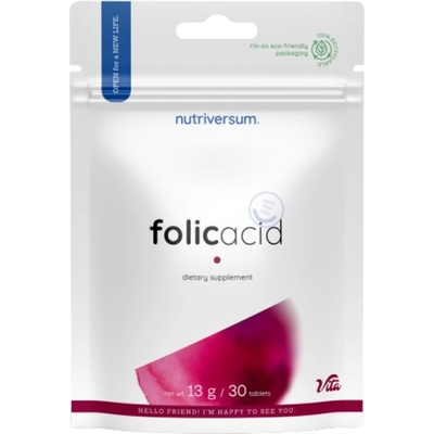 Nutriversum Folic Acid 500 mcg [30 Таблетки]