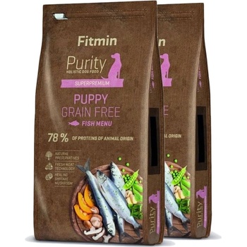 Fitmin Purity Puppy Grain Free Fish 2 x 12 кг