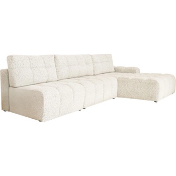 Miuform Кремав разтегателен модулен ъглов диван с място за съхранение (десен ъгъл) Lulu - Miuform (2222PE03)