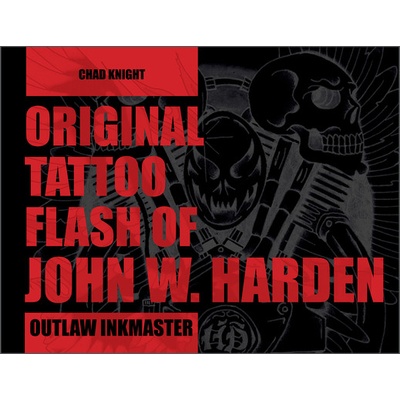 Original Tattoo Flash of John W. Harden: Outlaw Ink Master Knight Chad