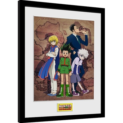 Rámovaný Obraz - Hunter x Hunter - Key Art Mao, 34 × 44.2 cm