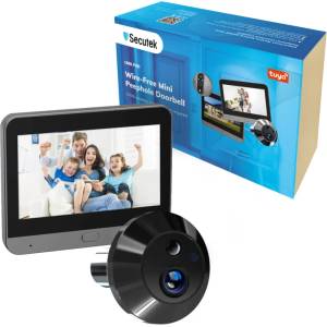 Secutek WiFi шпионка за врата Secutek SRT-PD10-B