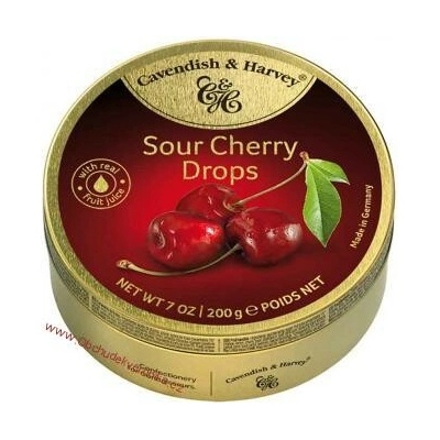 Cavendisch & Harvey Sour Cherry Drops 200 g