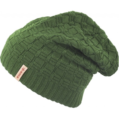 Kama pletená merino čepice A123 purpurová