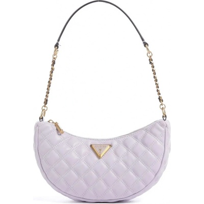 Guess crossbody kabelka půlměsíc fialová