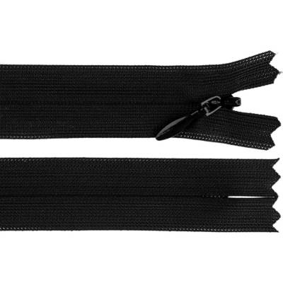 Spirálový zip skrytý YKK No 3 délka 50 cm dederon Varianta: 580 černá, Balení: 1 ks 62268/161945/289219