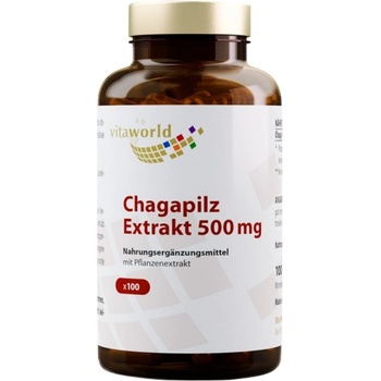 Image 1 of vitaworld Chagapilz Extrakt 500 mg [100 капсули]