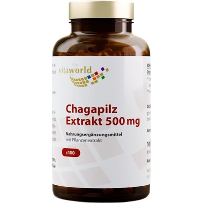 vitaworld Chagapilz Extrakt 500 mg [100 капсули]