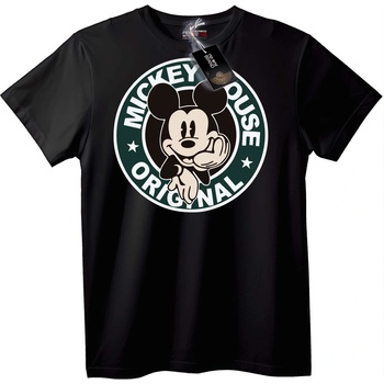 NOONEBRAND Тениска Mickey Mouse оригинал - 7XL, White