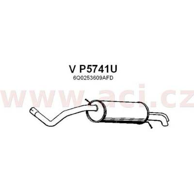 Zadní díl výfuku ASSO/VENEPORTE ACI V P5741U