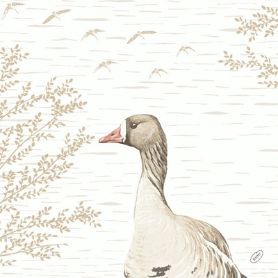 Duni Wood & Goose Dunisoft 40x40cm 60ks
