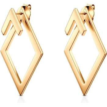 SAVICKI Обеци ромб Savicki: злато