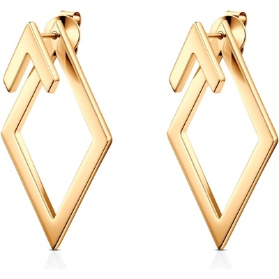 SAVICKI Обеци ромб Savicki: злато