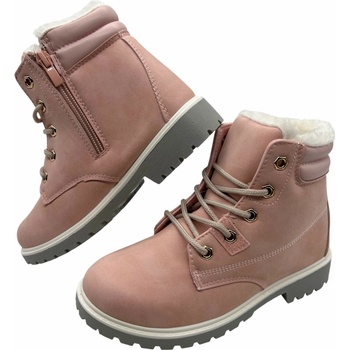 Dívčí růžové zimní boty 06 růžová