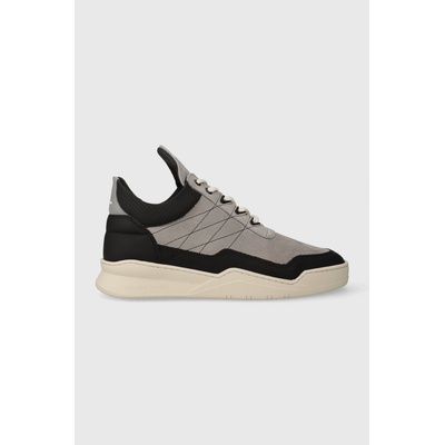 Filling Pieces Кожени маратонки Filling Pieces Low Top Tweek в сиво 10127681878 (10127681878)